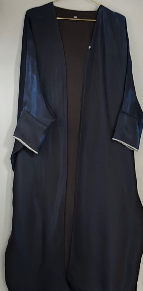 Sapphire Shimmer Abaya