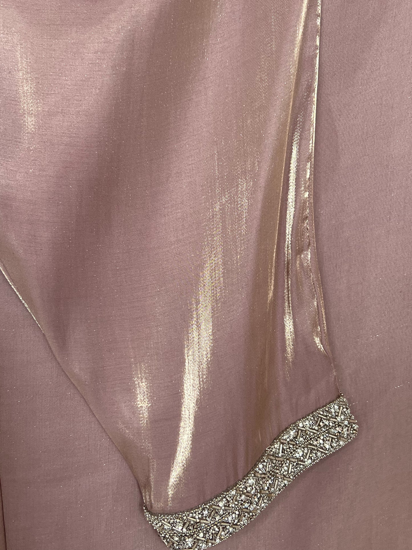 Pink Fairy Shimmer Abaya