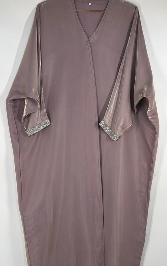 Pink Fairy Shimmer Abaya